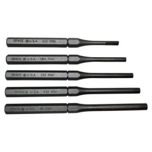 GRACE USA PUNCH SET ROLL PIN HOLDER SET OF 5 STEEL