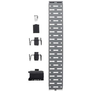 Lockdown 1215348 Securewall Handgun Kit Black/Silver Holds 2 Handgun