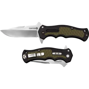 COLD STEEL CRAWFORD MODEL 1 3 PLAIN EDGE CLIP FOLDER
