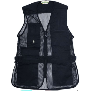 Full Mesh Shooting Vest Black RH XL