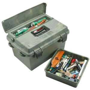 MTM DRY BOX TOP LID ACC W/TRAY 15X8X13 CAMO