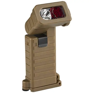 Streamlight 14975 Sidewinder Boot Military Flashlight 7/55 Lumens Red/White LED Polymer Coyote AA Alkaline/Lithium