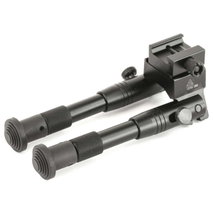 UTG TL-BP28S Shooter''s SWAT Bipod Black Aluminum 6.2-6.7