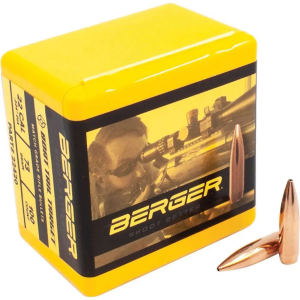 Berger Bullets 22420 Target  .22 Cal .224 73 gr Target Boat Tail 100 Per Box