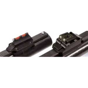 Williams 70230 FireSight Shotgun Shotgun Vent Rib Slugger Fiber Optic Green/Red Black