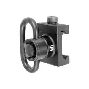 Midwest Industries MCTAR08HD Quick Detach Front Sling Adapter HD Black Aluminum