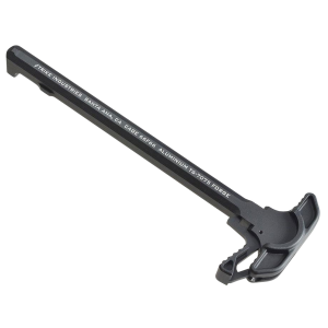 Strike SIARCHELBK AR Charging Handle with Extended Latch 7075 T6 Aluminum Black Hardcoat Anodized