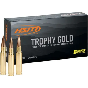 HSM BER270130VLD Trophy Gold 270 Win 130 gr Match Very Low Drag 20 Bx/ 20 Cs