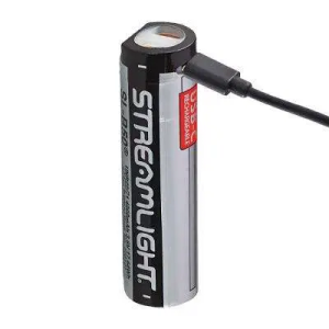 Streamlight, SL-B50, USB-C Rechargeable Battery, 1 Pack, Black and Silver