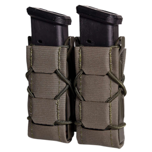 High Speed Gear 24PT02OD TACO Gen 2 Double Pistol OD Green Nylon MOLLE Compatible w/ Pistol
