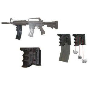 FAB DEFENSE FX-MG20B MG-20 M16 Foregrip/Magazine Carrier Polymer Black