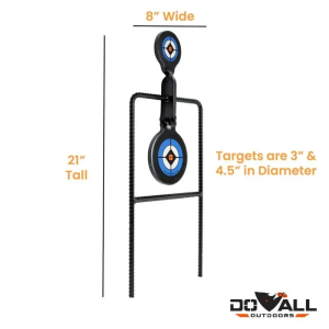 Battle Hawk Armory DO-ALL STEEL TARGET REACTIVE HANDGUN REBAR SPINNER