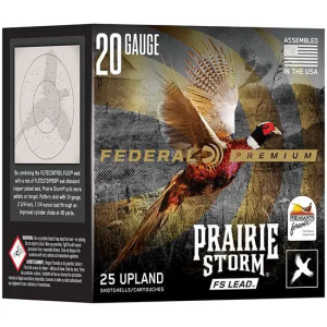 Federal PFX258FS4 Prairie Storm FS Lead 20 GA 3 1 oz #4 25rds
