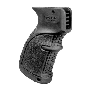FAB Defense FX-AGR47B AGR-47 Ergonomic Pistol Grip AR-15 Black Polymer w/Rubber Overmold