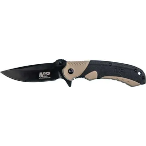 S&W KNIFE M&P M2.0 ULTRA GLIDE 2.75 FOLDING BLADE BLACK/FDE