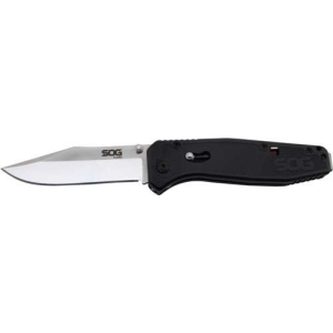 SOG KNIFE FLARE SATIN POLISH STRAIGHT EDGE 3.5 BLADE