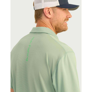 HUK ICON POLO FOG GREEN SS XXL
