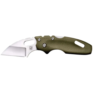 Cold Steel CS-20MTGD Mini Tuff Lite 2 Folding Plain 4034 Stainless Steel Blade OD Green Griv-Ex Handle