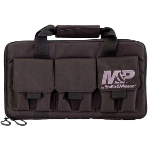 M&P Accessories 110029 Pro Tac Double Handgun Gun Case Nylon Smooth