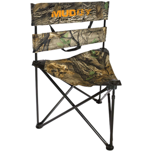 MUDDY FOLDING TRIPOD GROUND SEAT EPIC CAMO 250LB RATING