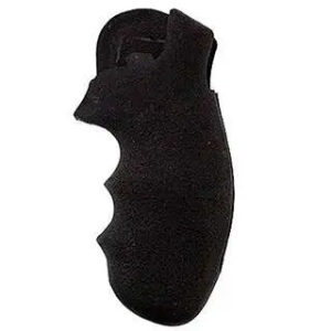 S&W K or L Frame Round Butt Rubber Monogrip Black