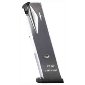 MEC-GAR MAGAZINE TAURUS PT92 9MM LUGER 15-ROUNDS NICKEL