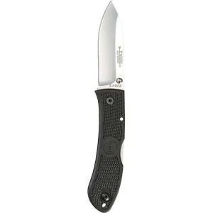 Ka-Bar 4062 Dozier 3 Drop Point Plain AUS 8A Steel Zytel Black Handle Folding