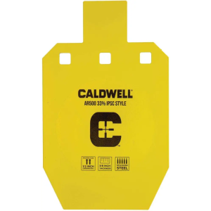 CALDWELL AR500 33% IPSC STEEL TARGET