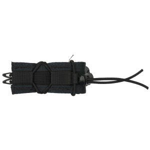 High Speed Gear 11PT00BK TACO MOLLE Pistol Single Magazine Pouch Black Nylon w/Polymer Divider