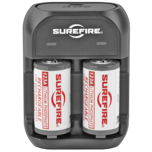 Surefire SFLP123KIT AC/DC Wall Charger Kit CR123A