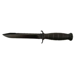 Glock KB17281 Field Knife FM 81 6.50 Clip Point Plain Phosphate-Treated HRC55 Spring Steel Polymer Black Handle Fixed