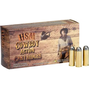 HSM 30306N Cowboy Action  30-30 Win 165 gr Round Nose Flat Point (RNFP) 20 Bx/ 25 Cs