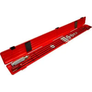 MTM GUN CLEANING ROD CASE RED HOLDS 4 RODS UP TO 47.5 LONG