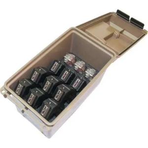 MTM 10/22 EXTENDED MAG CAN DARK EARTH HOLDS 12 10/22 MAGS