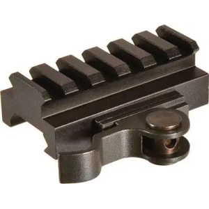Aimshot MT61172 Quick Release Rail Mount Picatinny Style Aluminum Black for AR Platform