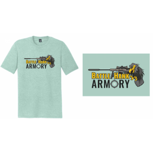 The District Tri-Blend BattleHawk Armory T-Shirt - Teal - XL
