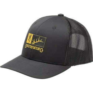 BROWNING CAP ELK RIDGE 110MESH BACK REC PATCH BLACK/GOLD