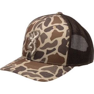 Battle Hawk Armory BROWNING CAP FLASHBACK 110MESH BACK REC PATCH TAN CAMO