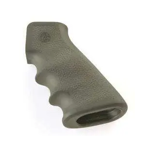 Hogue 15001 Rubber Grip with Finger Grooves AR-15 OD Green