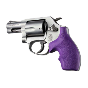 S&W J Frame Round Butt Rubber Bantam Style Grip Purple
