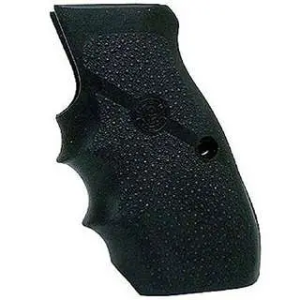 CZ-75, TZ-75 P-9 Rubber Wraparound with Finger Grooves Black