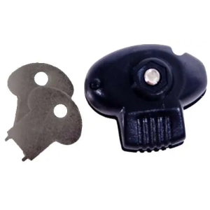DAC TVP095MP Trigger Lock Keyed Alike 2 Keys 25 Per Pack Black Plastic