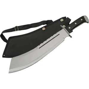 SZCO RITE EDGE 13.5 BLACK BULLY MACHETE SS BLADE W/SHTH