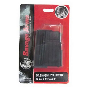 Savage 55159 220 20 Gauge 220 Slug 2rd Black Detachable
