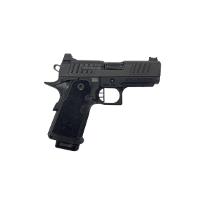 Staccato 2011 CS, 9mm, 3.5 DLC Barrel, 2- 16rd Mags, AL Frame, Optic Ready w/ Standard Sights, DLC Slide, Flat Trigger, G2 Tac Texture Grips, Pistol ***DISCONTINUED*** - Staccato 2011