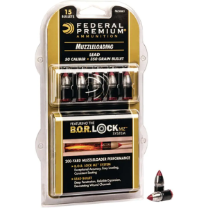 FED 50CAL 350GR LEAD MZ BOR LOCK SYSTEM