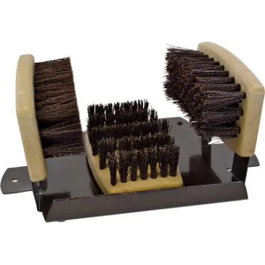 PSP BOOT BRUSH W/SCRAPER
