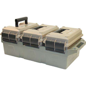 MTM 3-CAN AMMO CRATE 50 CAL DARK EARTH/ARMY GREEN