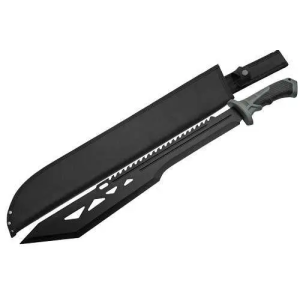 SZCO RITE EDGE 20 MACHO MACHETE BLACK W/SHEATH 25 OAL