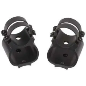 Weaver Mounts 49711 Steel Lock See Thru 2-Piece Base/Rings For Steel Lock See Thru Style Black Gloss Finish Ruger 10/22